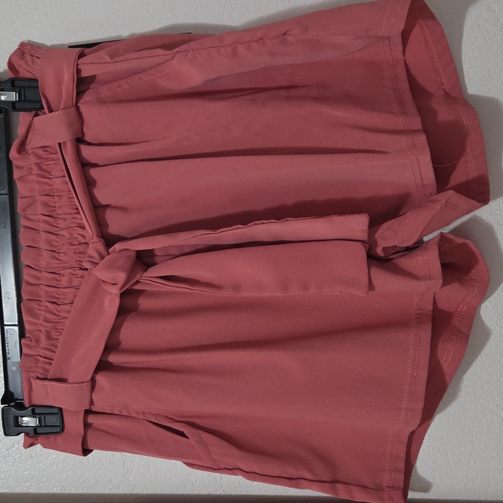 Schristina Collection Large Xl High Waist Pink Shorts